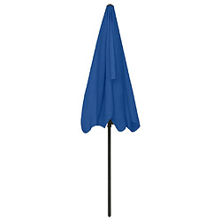 Acheter vidaXL Parasol de plage bleu azur 200x125 cm