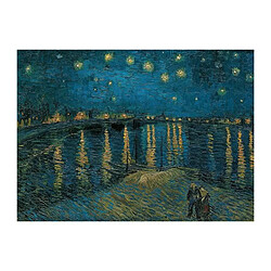 Clementoni PUZZLE Collection Museum 1000 pieces - Van Gogh Nuit étoilée sur le Rhône