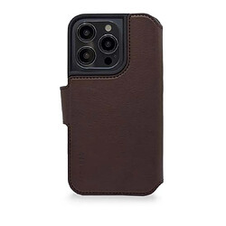 Decoded Étui Folio pour iPhone 14 Plus en Cuir avec Porte-cartes Intégré Marron