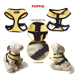 Puppia Harnais pour Chien Jaune M