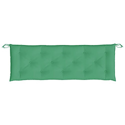 Acheter Maison Chic Coussin Confort | pouf | Coussin de banc de jardin vert 150x50x7 cm tissu oxford -GKD15449