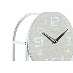 Acheter Horloge Murale DKD Home Decor Naturel Métal MDF Blanc (25,5 x 11,5 x 71 cm)