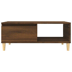 Acheter vidaXL Table basse Chêne marron 90x50x36,5 cm Bois d'ingénierie