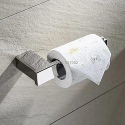 Avis Universal Porte-papier hygiénique en acier inoxydable Stockage des serviettes en papier de la salle de bains Distributeur de tissus Suspension de bobine Suspension murale carrée | Porte-papier (argent)