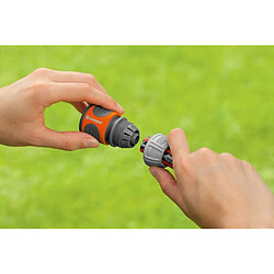 Avis Raccord arrosage Aquastop pour tuyau Ø int. 13mm (1/2p) et 15mm (5/8p) GARDENA 18213-26