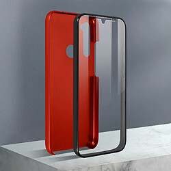 Avizar Coque Xiaomi Redmi Note 8 et Note 8 2021 Rigide et Avant Souple - rouge pas cher