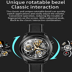 Universal Montre Homme Baffle Rotatif Écran Bluetooth Appel Musique Lecteur de Musique Femme Smartwatch Smartphone Montre Smartwatch (Noir)