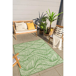 NAZAR Tapis feuille de palmier indoor outdoor vert - 200x200