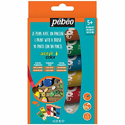 PEBEO Kit peinture acrylique - 6 couleurs