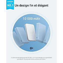 SANAG Maggo Power Bank, Batterie Externe Magnétique Ultrafine 10 000 Mah, Certification Qi2, Chargeur Rapide Compatible Magsafe, Design Ergonomique, Uniquement Pour Les Séries Iphone 16/15/14/13/12