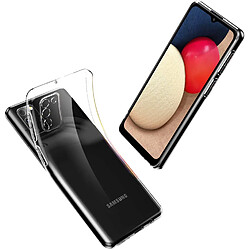 CABLING® Accessoire Samsung Galaxy A02S, - coque de téléphone, couleur transparente, ultra légère, en silicone souple-prémium