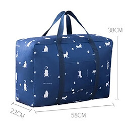 Universal 1 sac de rangement matelassé imprimé, poignée portable, emballage de vêtements, organisateur, jouets anti-poussière, organisateur de placard | sac de rangement pliable