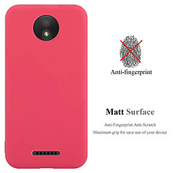 Cadorabo Coque Motorola MOTO C Etui en Rouge