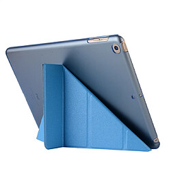 Wewoo Housse Étui Coque Etui à rabat en cuir avec texture de déformation horizontale pour iPad 10,2 pouces bleu clair pas cher