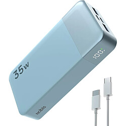 SANAG Power Bank, Alimentation Mobile 20000Mah, Recharge Rapide Pour Alimentation Mobile 35W, Batterie Avec Écran Numérique Pour Iphone,Samsung, Android, Etc