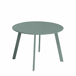 BigBuy Home Table d'appoint Marzia Vert Acier 60 x 60 x 42 cm