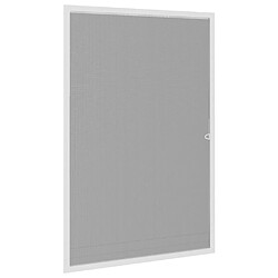 vidaXL Moustiquaire pour fenêtres Blanc 80x120 cm