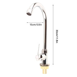 ComfortXL Robinet de cuisine à eau froide, robinet vertical avec embout g1/2 pouce