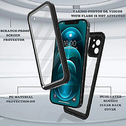 Avis Universal Étui imperméable iPhone 12, étanche étanche à talons d'amortisseur IP68 Full-corps Hard Case intégrée Protecteur d'écran sous-marine Couvercle imperméable extérieur pour i