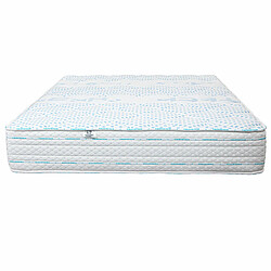 LUXURY LITERIE Matelas 140x200 cm, Thermotec, 24cm, mémoire de forme, ferme, indépendance du couchage, face été/hiver