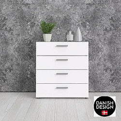 Cstore TYHJA Commode 4 tiroirs - Blanc