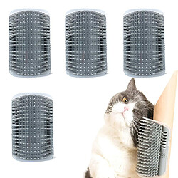 5pcs Pet Brush Comb Play Cat Toy Corner Self Groomer Massage Comb, B