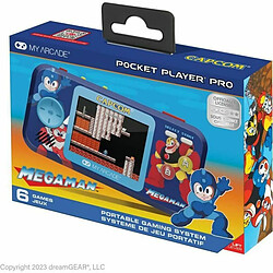 Console de Jeu Portable My Arcade Pocket Player PRO - Megaman Retro Games Bleu