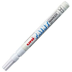 Uni Ball Marqueur permanent Uni-Ball Paint Marker PX-20 Blanc 12 Unités