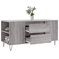 Acheter Maison Chic Tabls basse,Table Console pour salon sonoma gris 102x44,5x50 cm bois d'ingénierie -MN10081