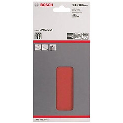 BOSCH Papier abrasif pour ponceuse vibrante avec bande auto-agrippante - Perforé - Grain 400