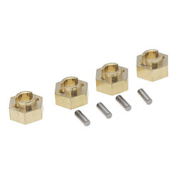 Pack de 4 Roue de Mise À Niveau Contrepoids Équilibre Poids pour Axial 1/24 Échelle SCX24 AXI90081 AXI00002 AXI00001 Heavy Duty avec 4 adaptateur