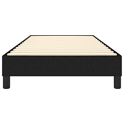 Acheter vidaXL Cadre de lit sans matelas noir 80x200 cm tissu