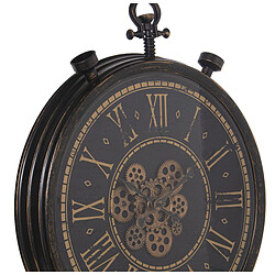 Horloge Murale Alexandra House Living Noir Doré Acrylique Plastique 61 x 8 x 72 cm