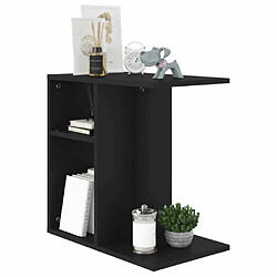 Avis Maison Chic Table d'appoint | Table Basse Noir 50x30x50 cm Aggloméré -GKD91077