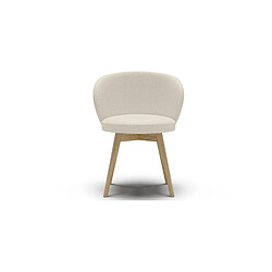 Avis ICONIK INTERIOR Fauteuil En Bouclette Fausse Fourrure Tapissée - Boucles Blanches - Yuna Blanc