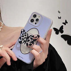 GUPBOO Étui pour iPhone11 support de papillon motif de lait pour femmes étui de téléphone portable de style coréen silicone silicone