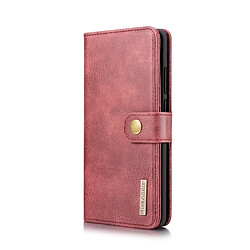 Wewoo Housse Coque Etui en cuir Crazy Horse Texture Flip détachable magnétique pour HuP30 Pro, avec support et fentes pour cartes porte-monnaie (Rouge)