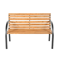 Helloshop26 Banc de jardin bois meuble 120 cm 2208149