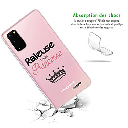 Avis Coque Samsung Galaxy S20 360 intégrale transparente Raleuse mais princesse Ecriture Tendance Design Evetane.