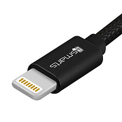 Câble USB type C vers Apple Lightning 4Smarts noir - Charge et synchro pas cher