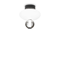 Ideal Lux Semi-Plafonnier LED Intégré Noir 2350Lm 3000K