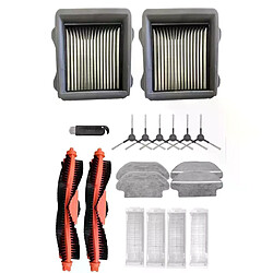 Lot de filtres AD 2 pour Xiaomi Mijia STYJ02YM, pour sol/sol, un, S3 et 1 ensemble, brosse latérale, vadrouille, filtre en tissu, brosse principale