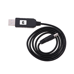 Câble Convertisseur Élévateur de Tension DC 5V à DC 9V USB avec Prise Jack CC 5,5 X 2,1 mm