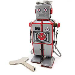 Acheter Universal Retro Robot Tin Toy Classic Strip Rolls Up pour collectionner des cadeaux de collection pour enfants adultes en jouet pour adultes