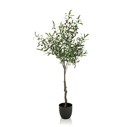 Plante artificielle / Arbre artificiel OLIVE Plastique vert 120 cm hjh OFFICE