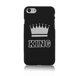 Acheter Universal Fashion King Queen Lovers Phone Mobile PC Case de gommage dur adapté à l'iPhone