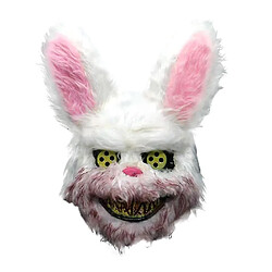 Universal Masque de jeu de rôle Masque épineux Masque de lapin maléfique et sanglant pour Halloween