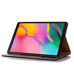 Wewoo Housse Coque Etui à rabat horizontal en cuir de style livre rétro pour Galaxy Tab S5e 10.5 T720 / T725avec supportlogements cartes et porte-monnaie noir pas cher