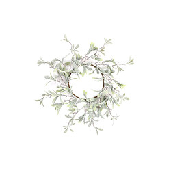 Heart Of The Home Centre de table pour bougie Noël Mistletoe - Vert