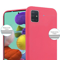 Cadorabo Coque Samsung Galaxy A72 4G / 5G Etui en Rouge pas cher